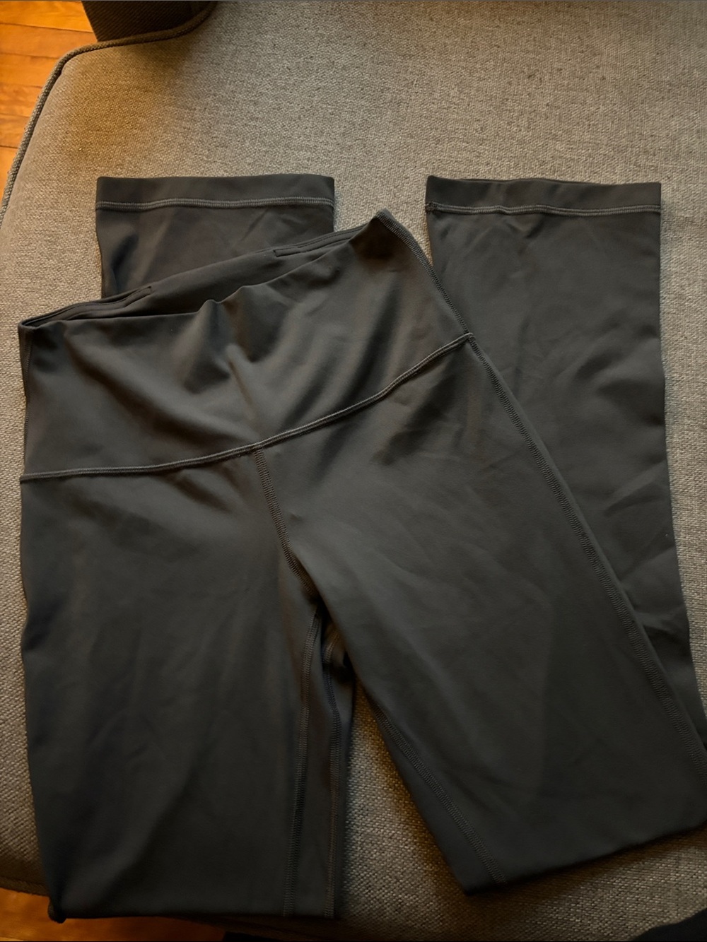 lululemon athletica Gray High-Rise Flare Leggings